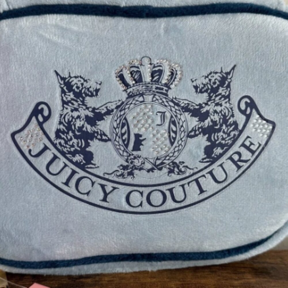 Juicy Couture Blue and Cream Travel Bag